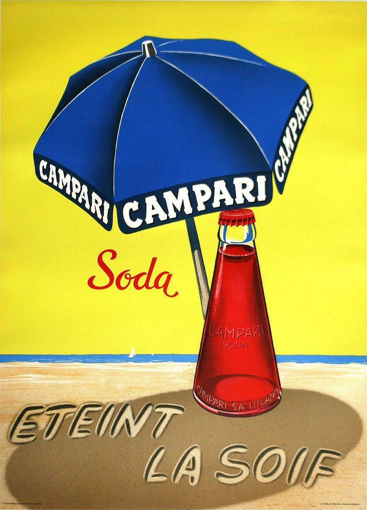 Advertising poster Campari Soda, 1963 1