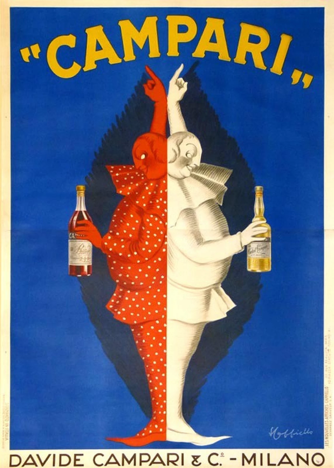 Manifesto pubblicitario Campari Bitter e Cordial di Leonetto Cappiello, 1922 1