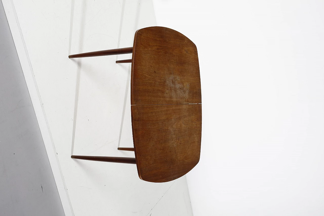 Tavolo danese allungabile in teak di Erik Buch, anni '60 8