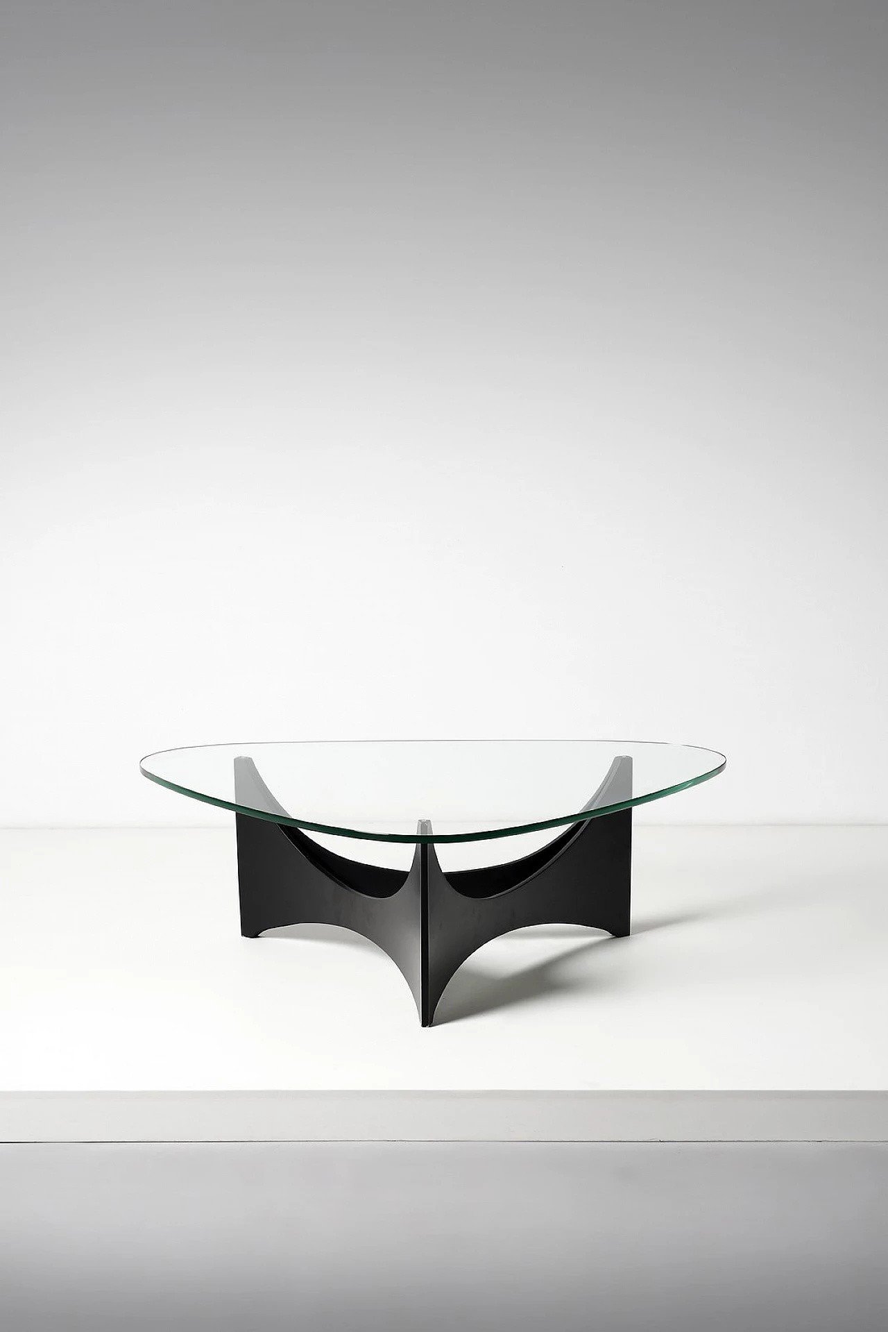 Wood and glass coffee table by Werner Blaser for Spectrum, 1960s 2