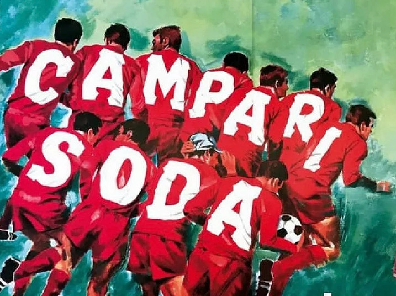 Campari Vince la Sete advertising poster by Pijoan, 1973 1