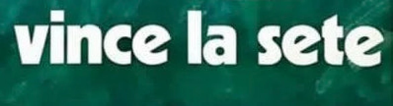 Campari Vince la Sete advertising poster by Pijoan, 1973 3