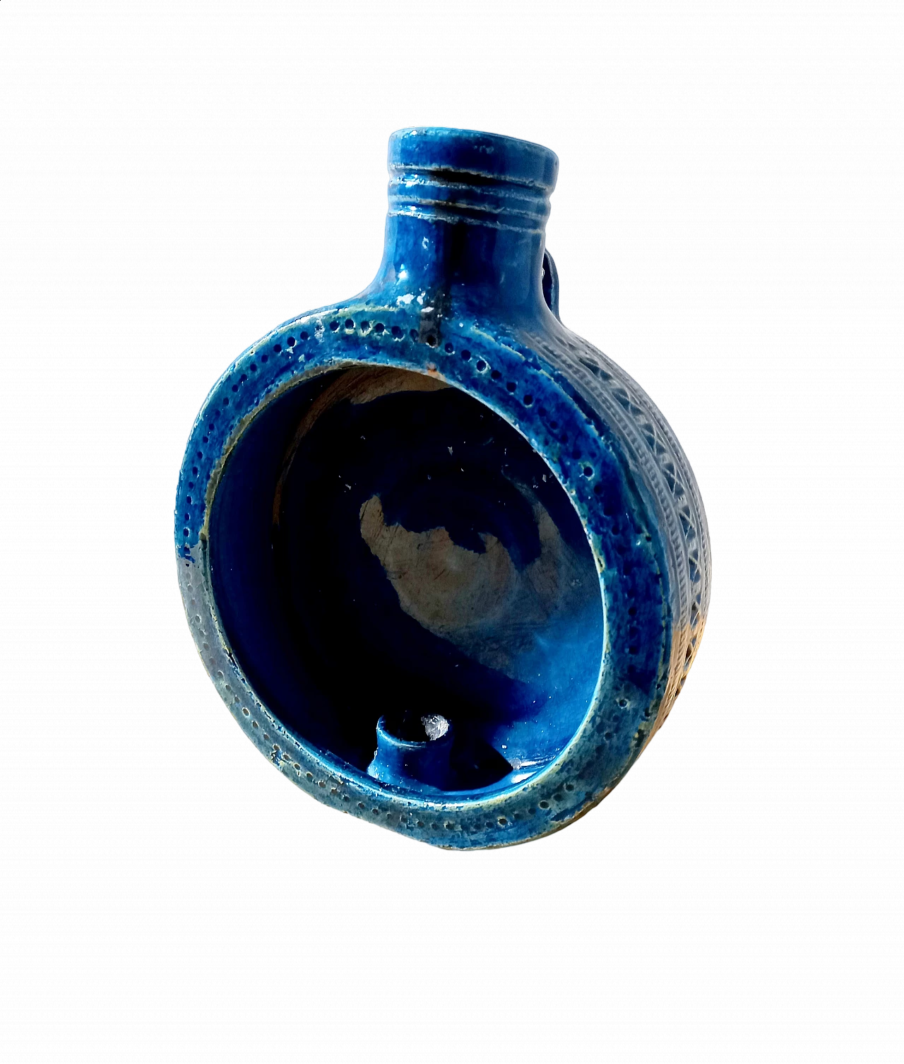 Portacandela Rimini Blu di Aldo Londi per Bitossi, anni '60 9