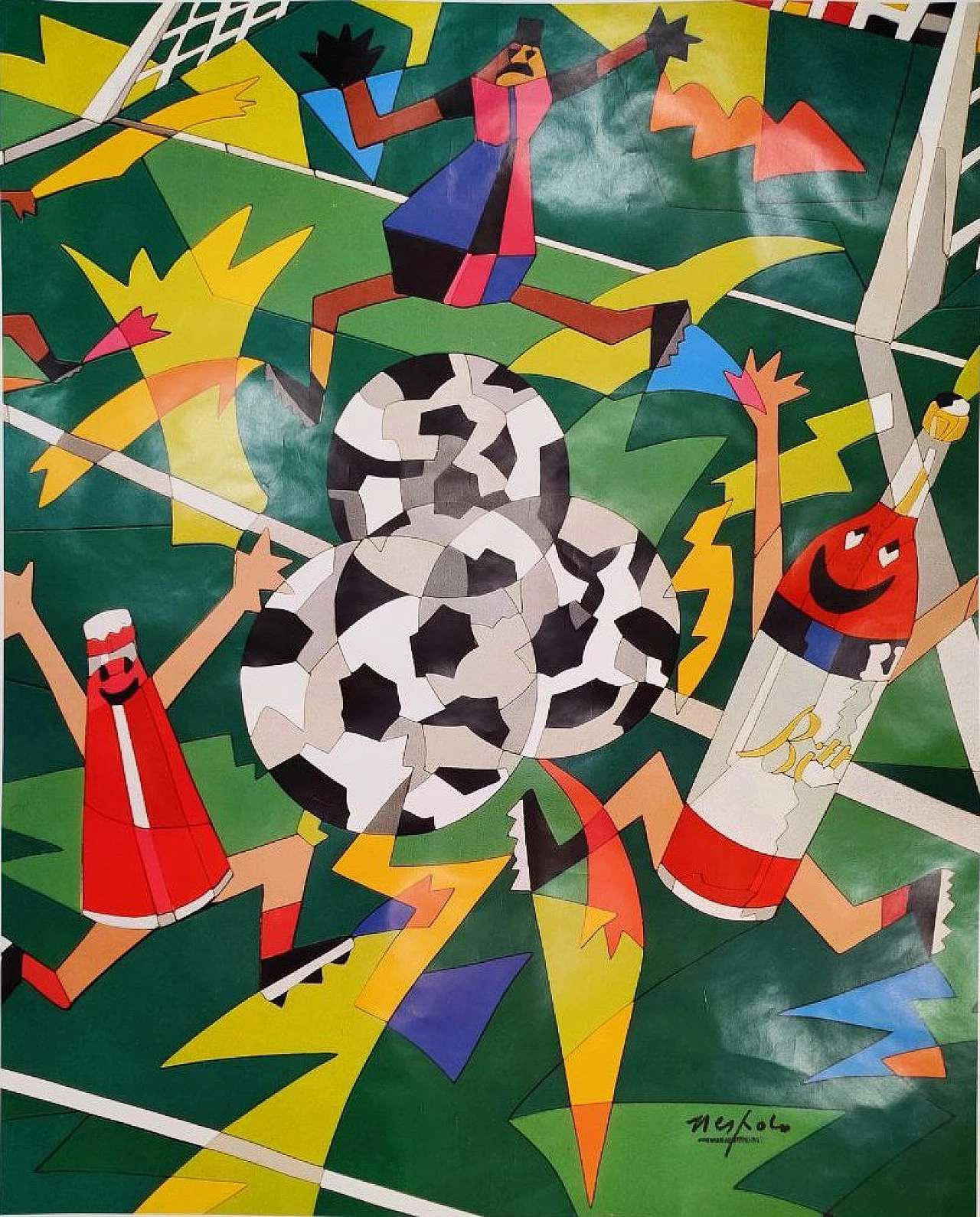 Manifesto pubblicitario Campari Soda Sì, 1990 3