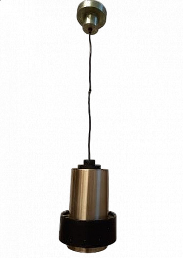 Metal hanging lamp attributed to Stilnovo, 1960s
