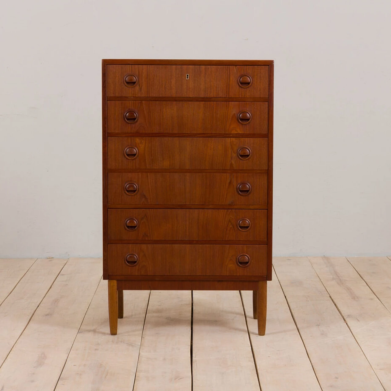 Danish teak dresser by Kai Kristiansen for Feldballes Møbelfabrik, 1960s 2