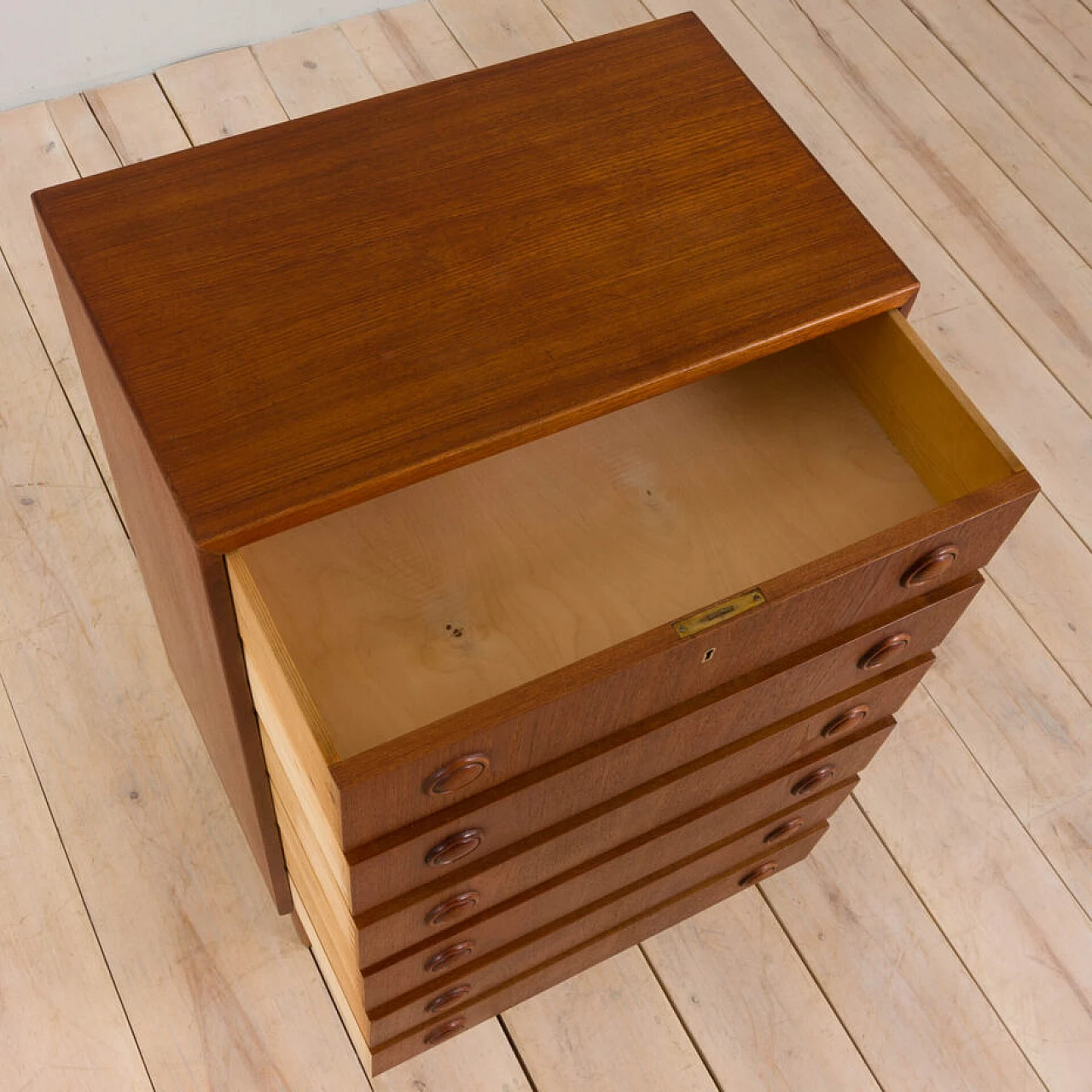 Danish teak dresser by Kai Kristiansen for Feldballes Møbelfabrik, 1960s 7