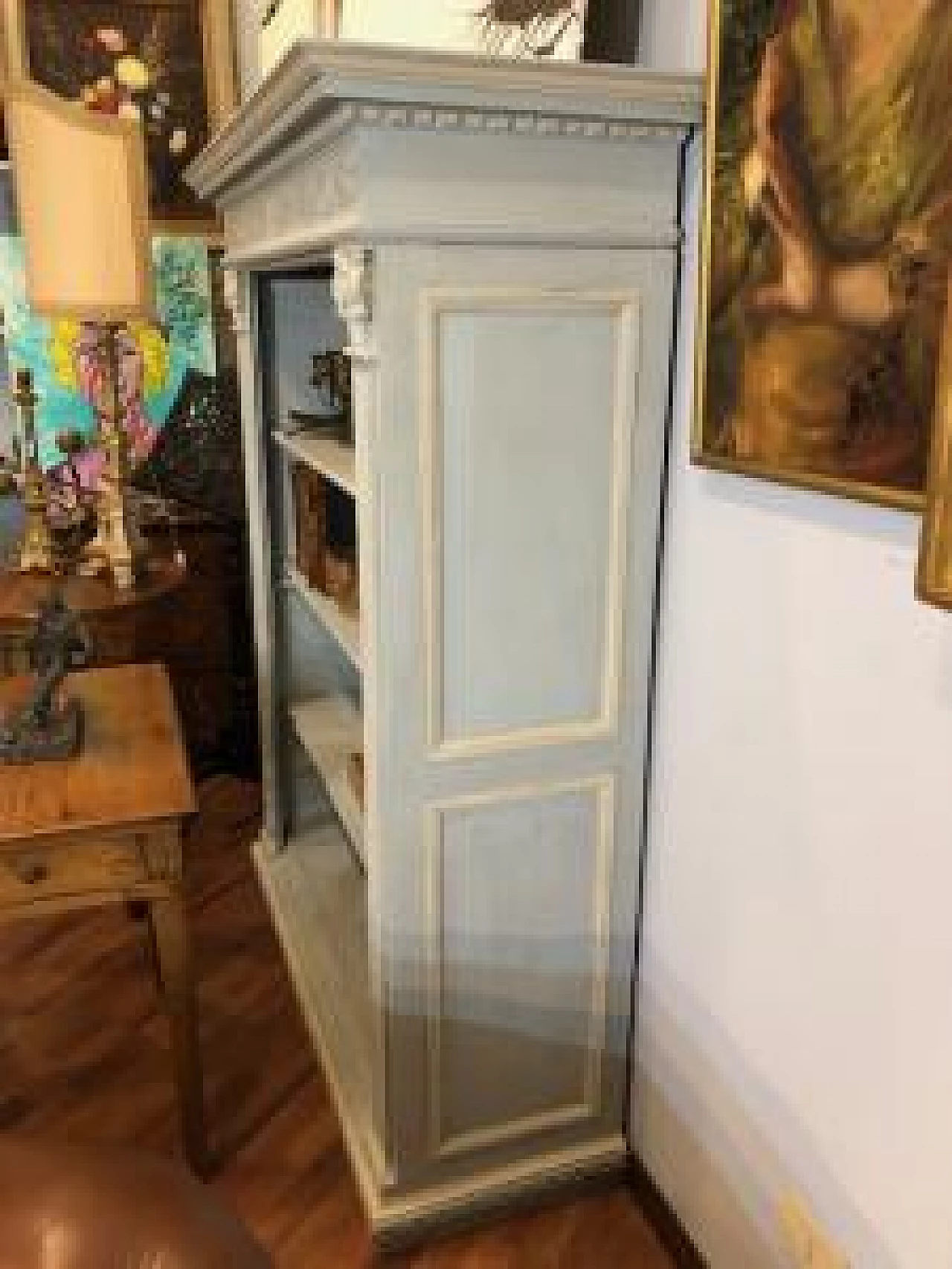 Lacquered bookcase, late 19th century 2