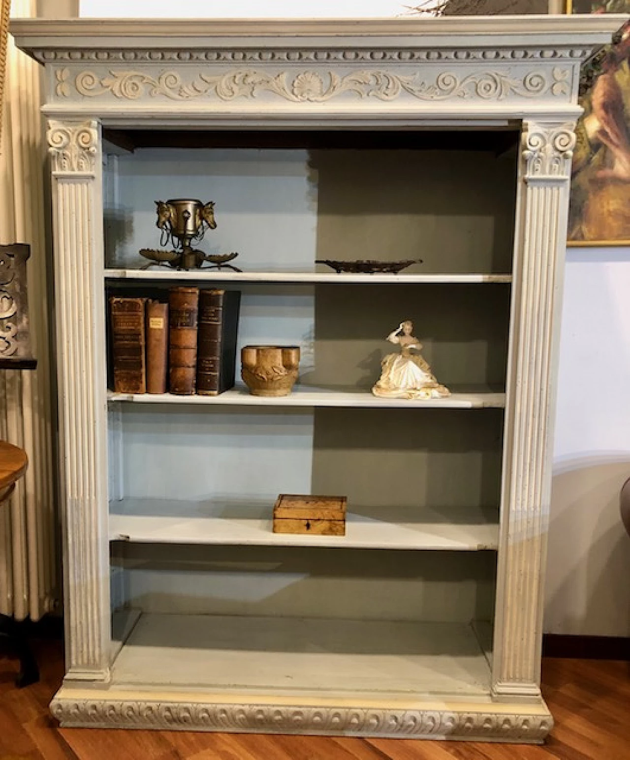 Lacquered bookcase, late 19th century 5