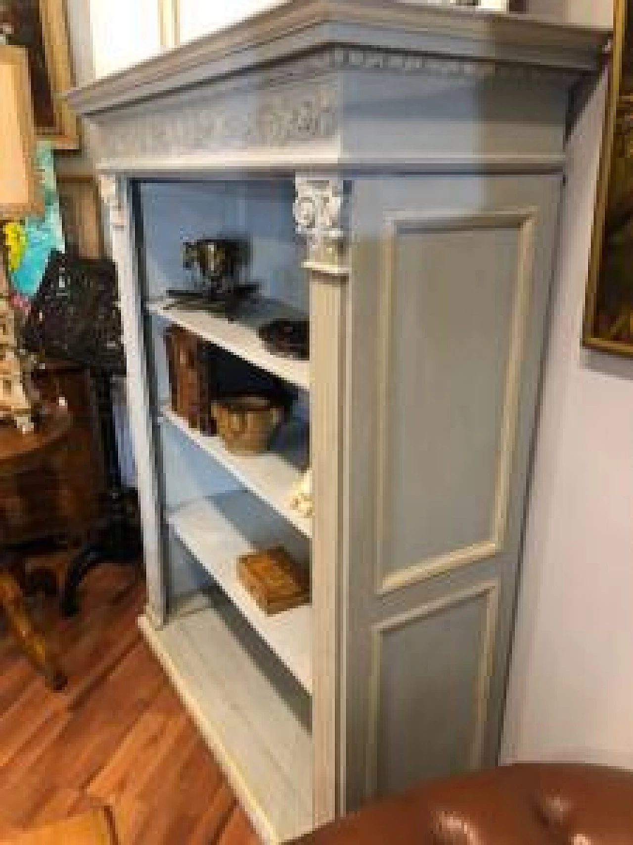 Lacquered bookcase, late 19th century 6