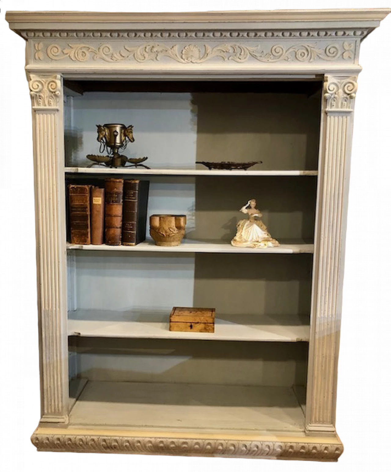 Lacquered bookcase, late 19th century 8