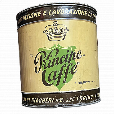 Caffè Principe tin box by Silvani Giacheri & C., 1950s