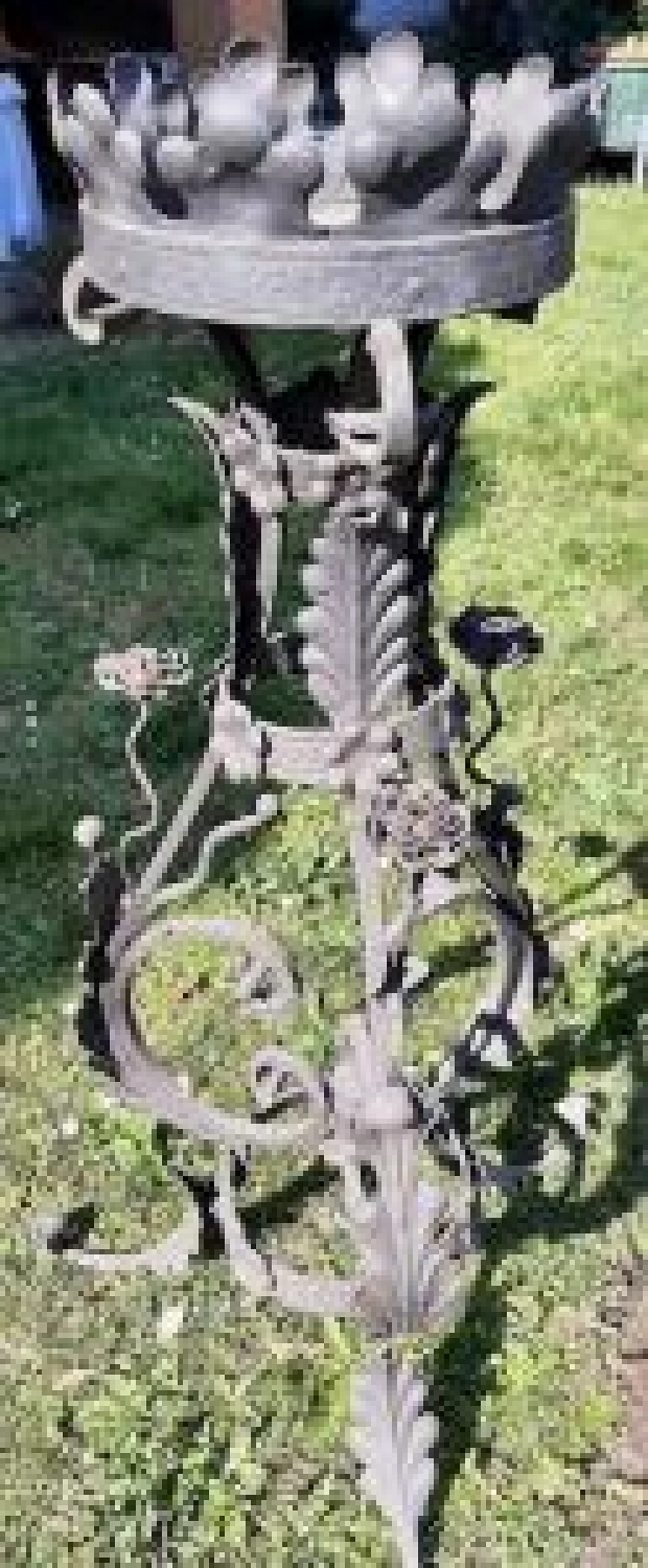 Portavasi in ferro battuto, '800 3