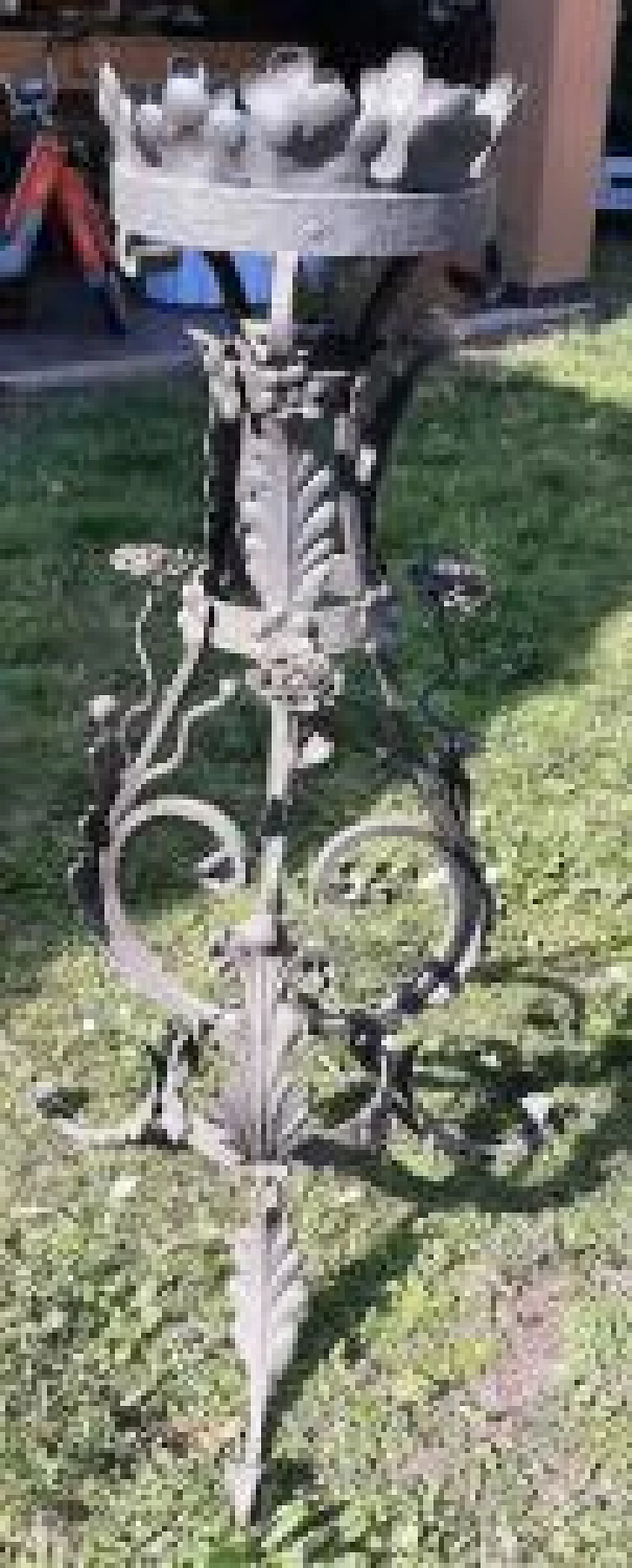 Portavasi in ferro battuto, '800 5