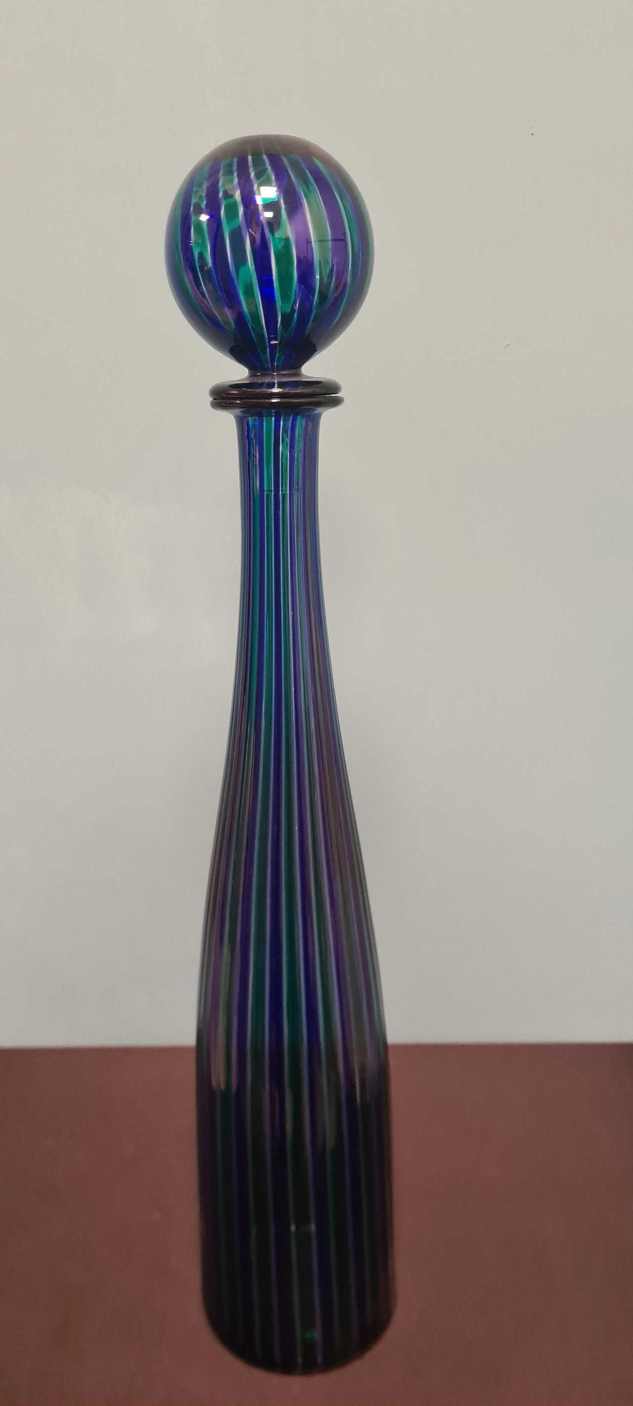 Morandiane bottle by Paolo Venini and Gio Ponti for Venini, 1980s 1