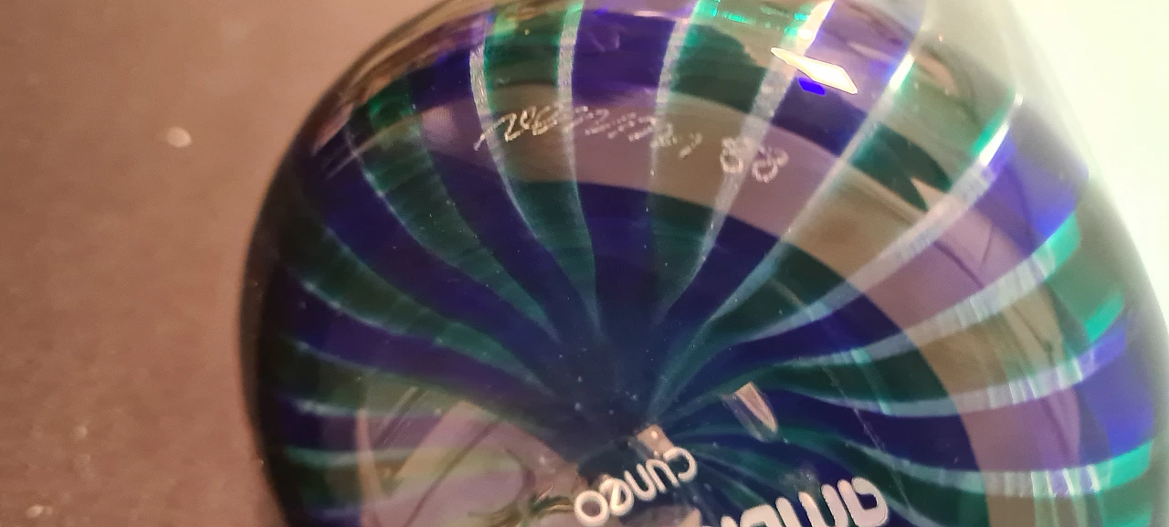 Bottiglia Morandiane di Paolo Venini e Gio Ponti per Venini, anni '80 6