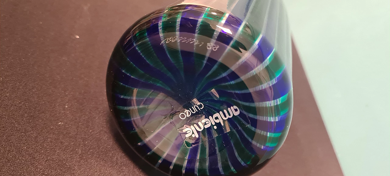 Bottiglia Morandiane di Paolo Venini e Gio Ponti per Venini, anni '80 7