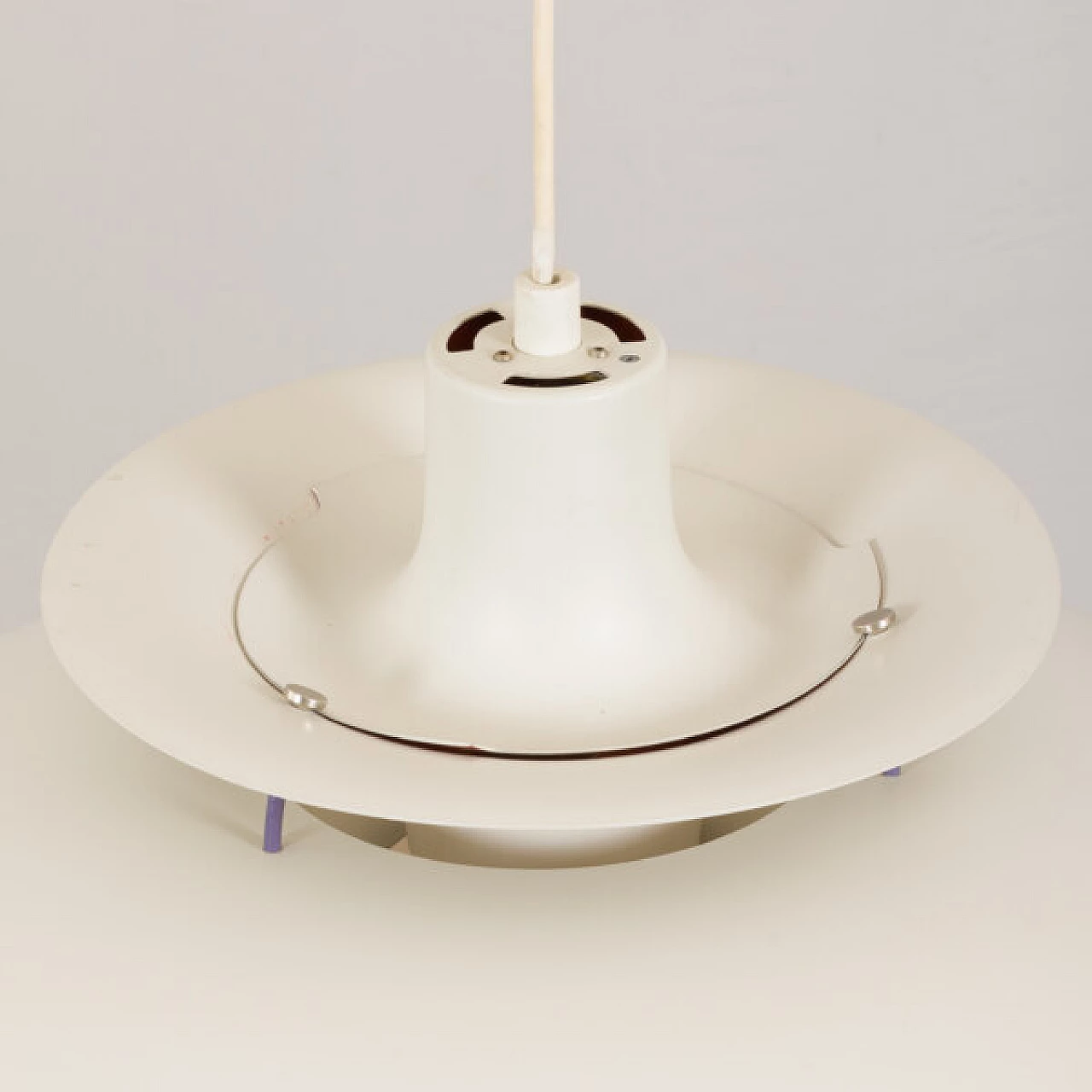 PH5 white pendant lamp by Poul Henningsen for Louis Poulsen, 1970s 6