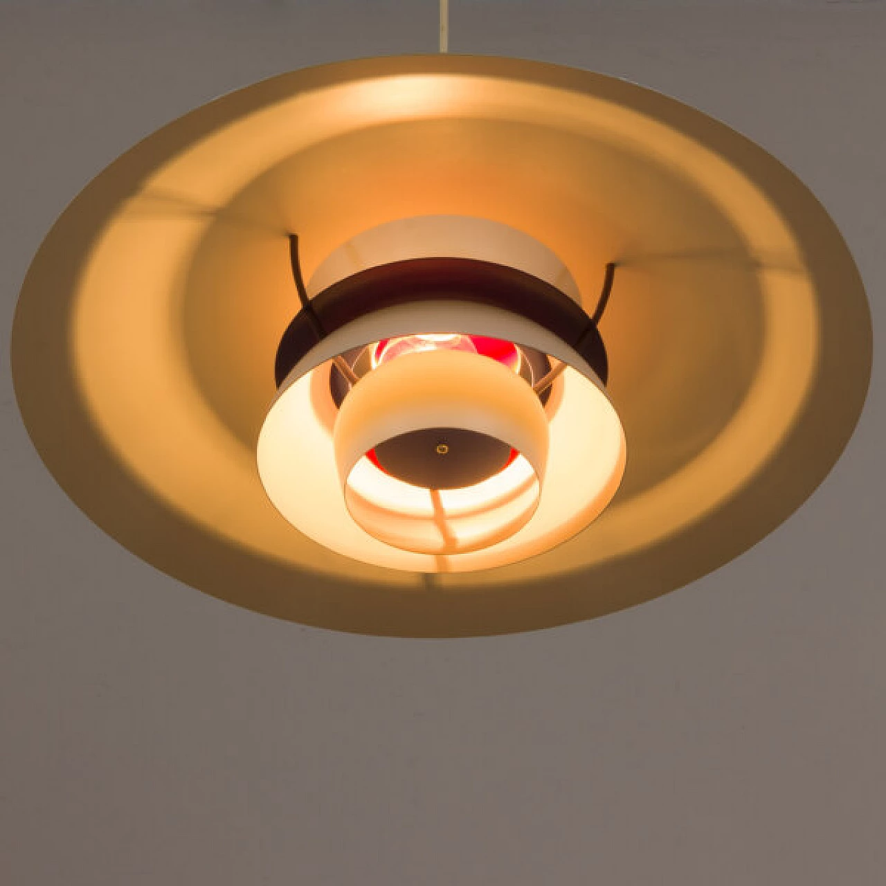 PH5 white pendant lamp by Poul Henningsen for Louis Poulsen, 1970s 16