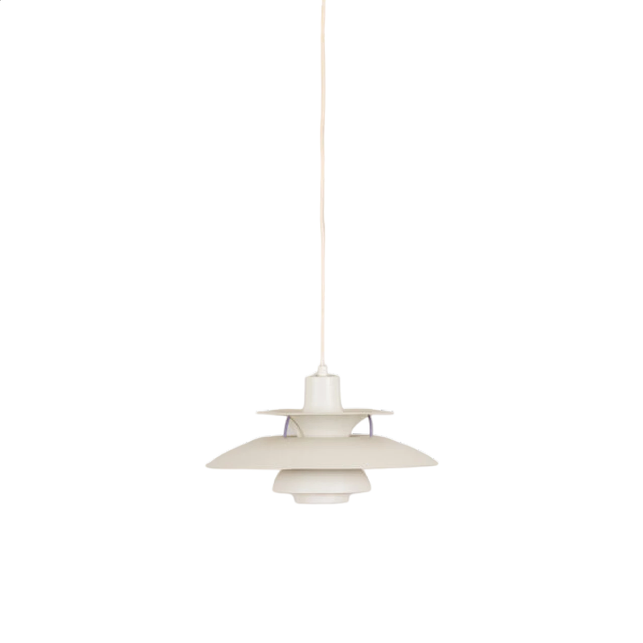 PH5 white pendant lamp by Poul Henningsen for Louis Poulsen, 1970s 20