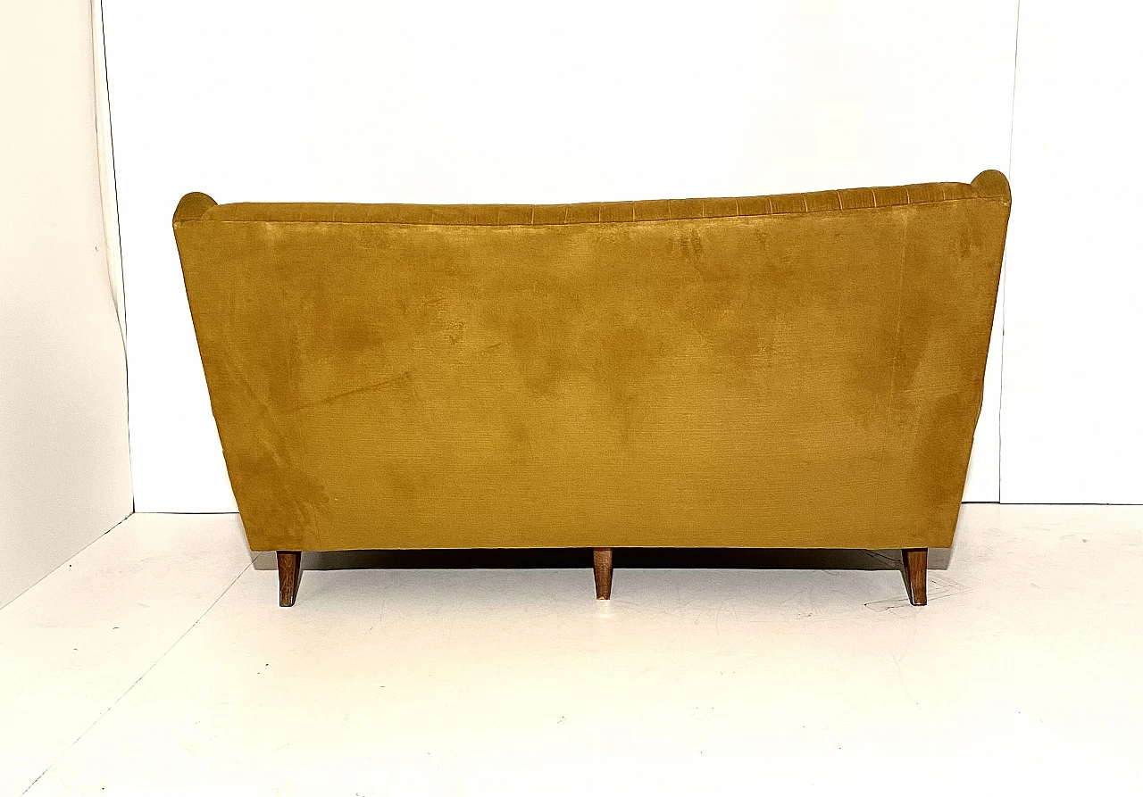 Coppia di poltrone e divano ISA Bergamo nello stile di Gio Ponti 5