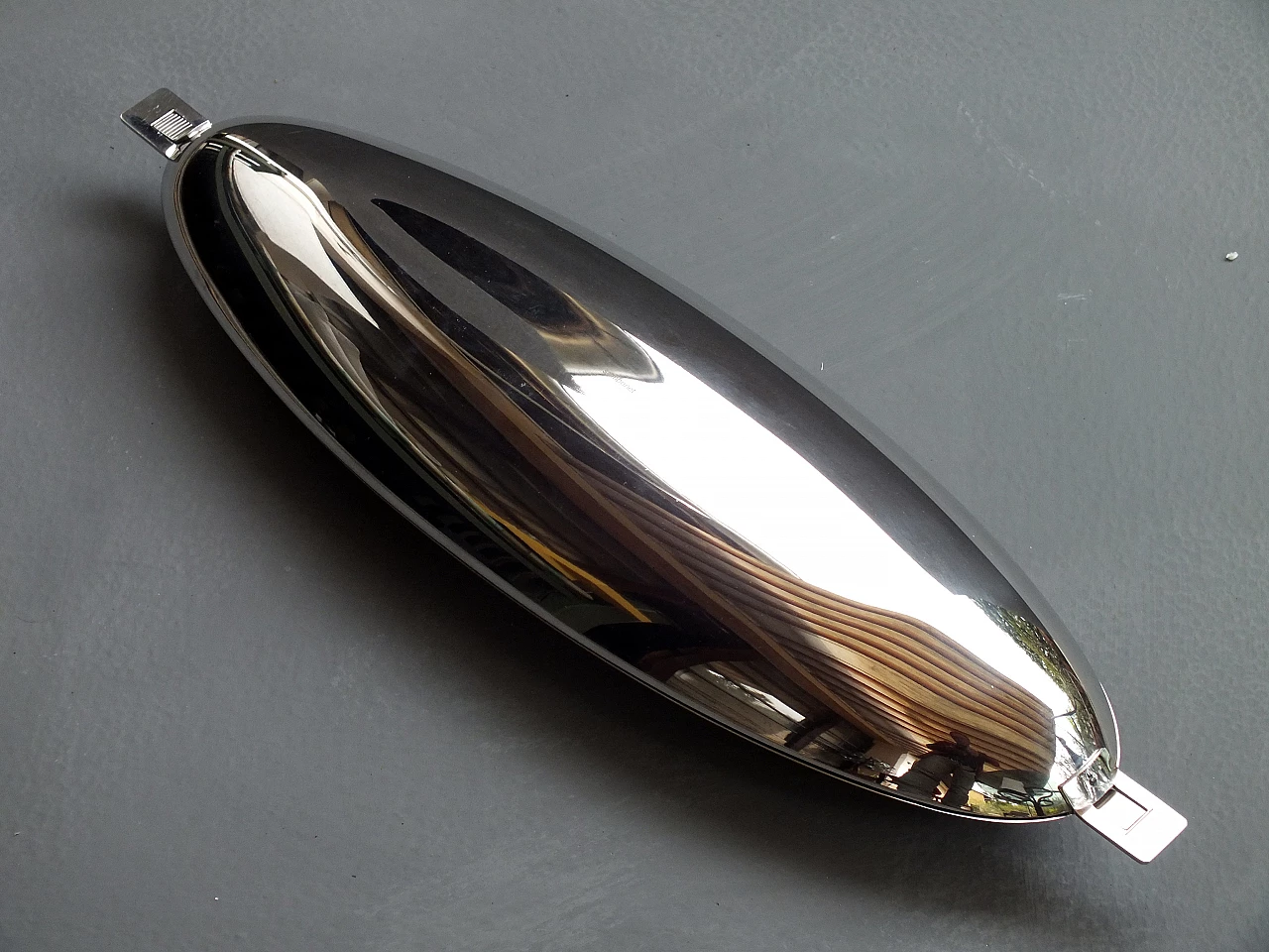 Pesciera in acciaio di Roberto Sambonet per Sambonet, anni '50 5