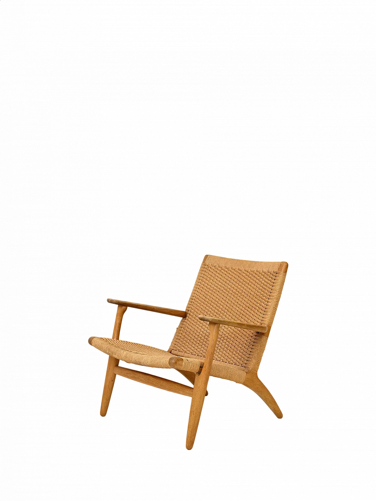CH25 armchair by Hans J. Wegner for Carl Hansen & Son, 1950s 17