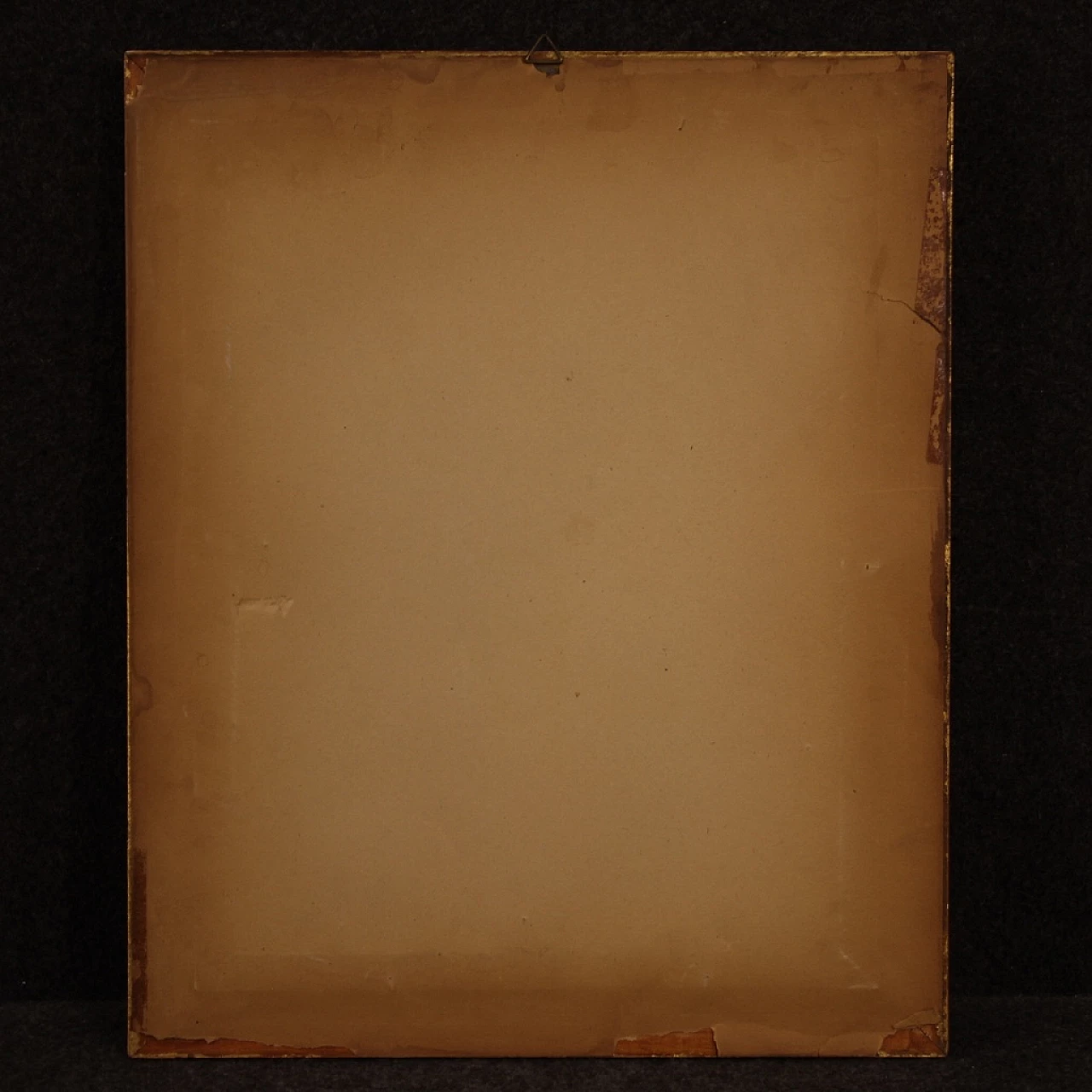 Angiola Meucci, country houses, oil painting on cardboard 9