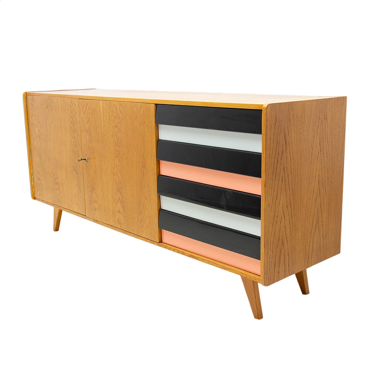 Mid Century U-460 sideboard by Jiří Jiroutek for Interiér Praha, 1960s 22
