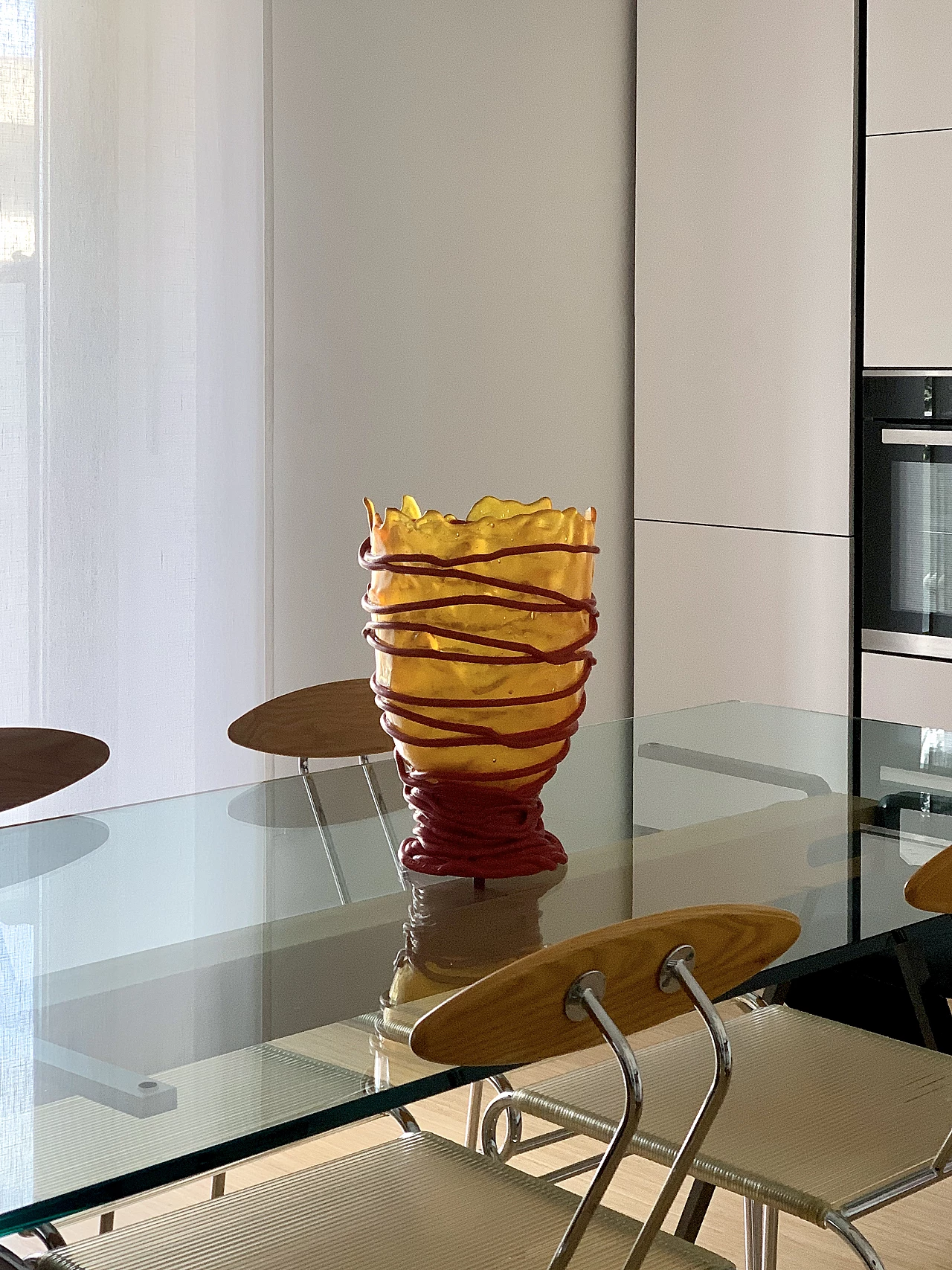 Resin Spaghetti vase by Gaetano Pesce 13