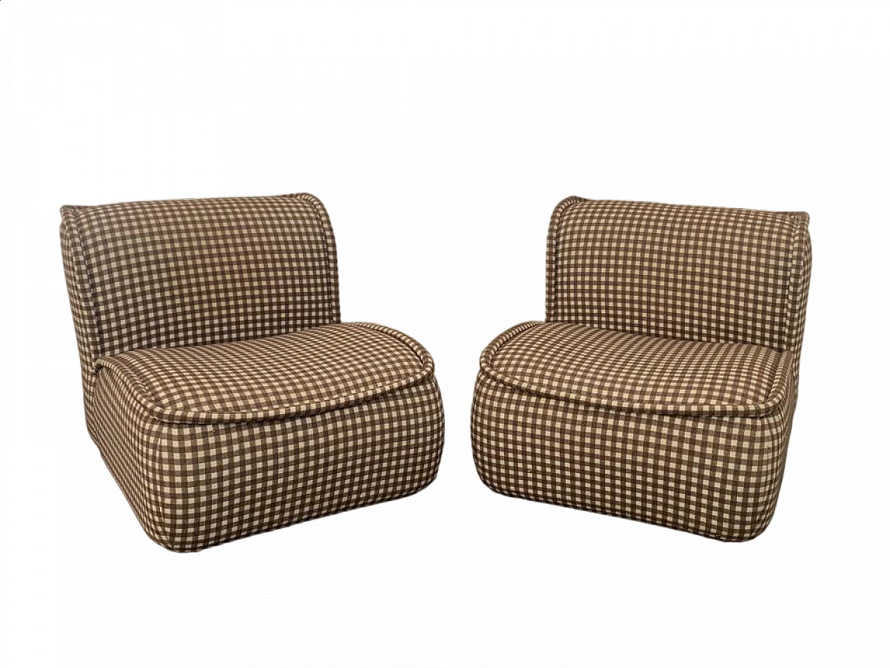 Pair of Calida armchairs by Giudici for Coim, 1970s 12