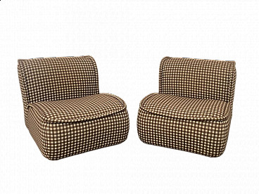 Pair of Calida armchairs by Giudici for Coim, 1970s