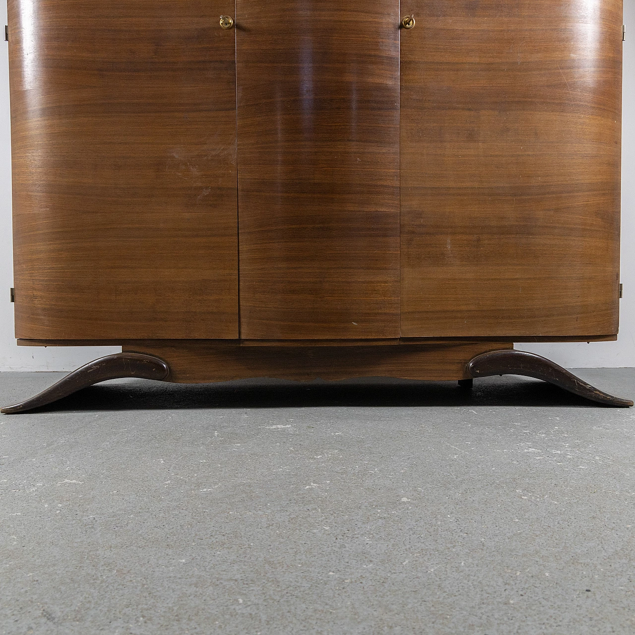 Rosewood double-door wardrobe, 1930s 5