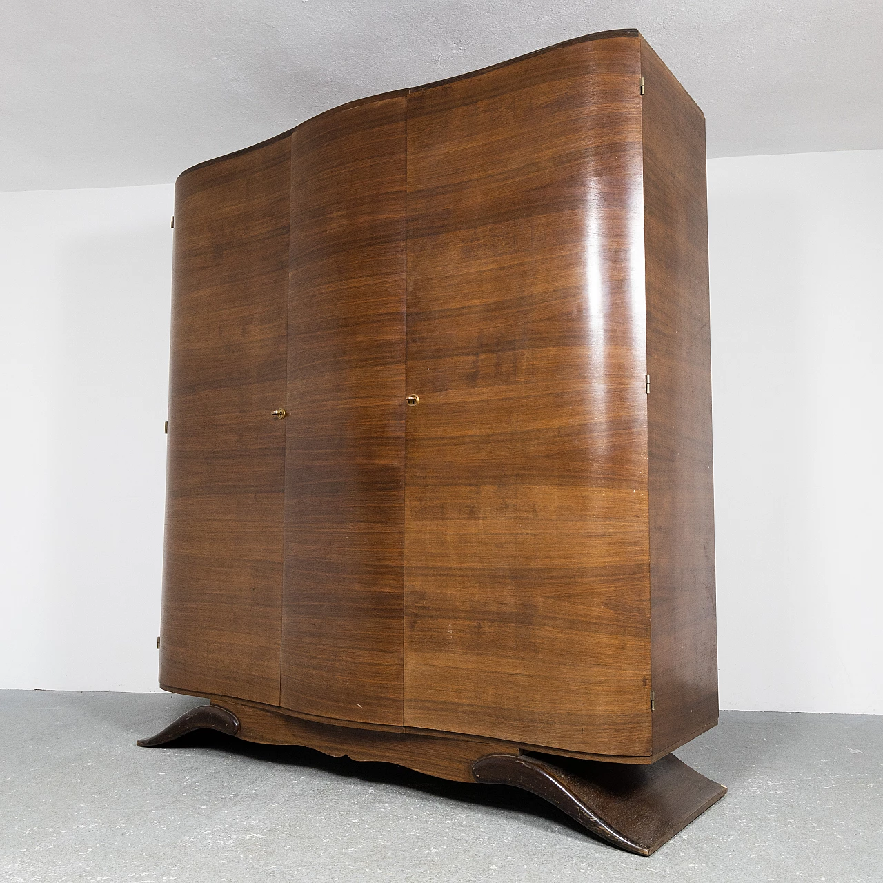 Rosewood double-door wardrobe, 1930s 11