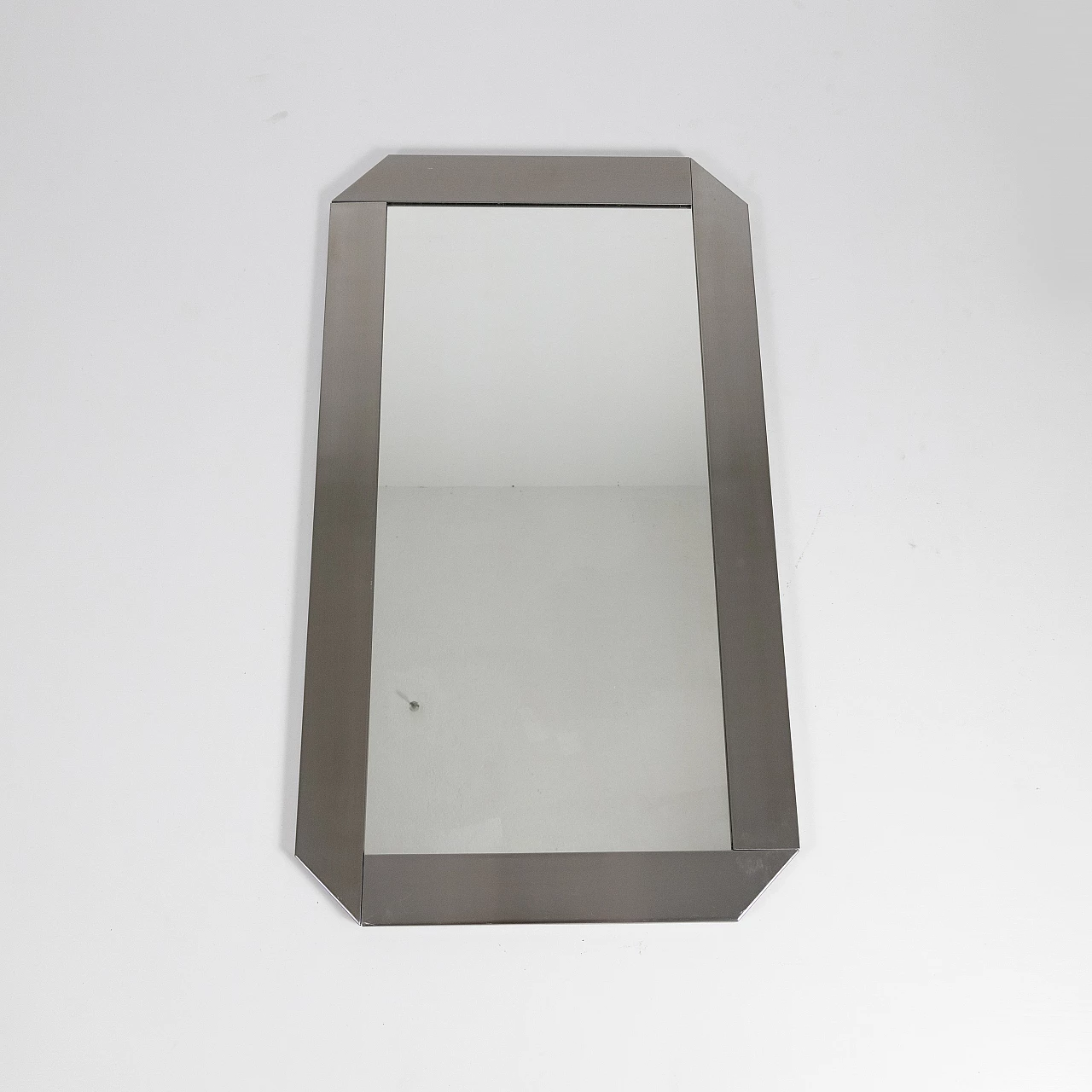 Mirror with aluminium frame by Valenti, 1970s 1