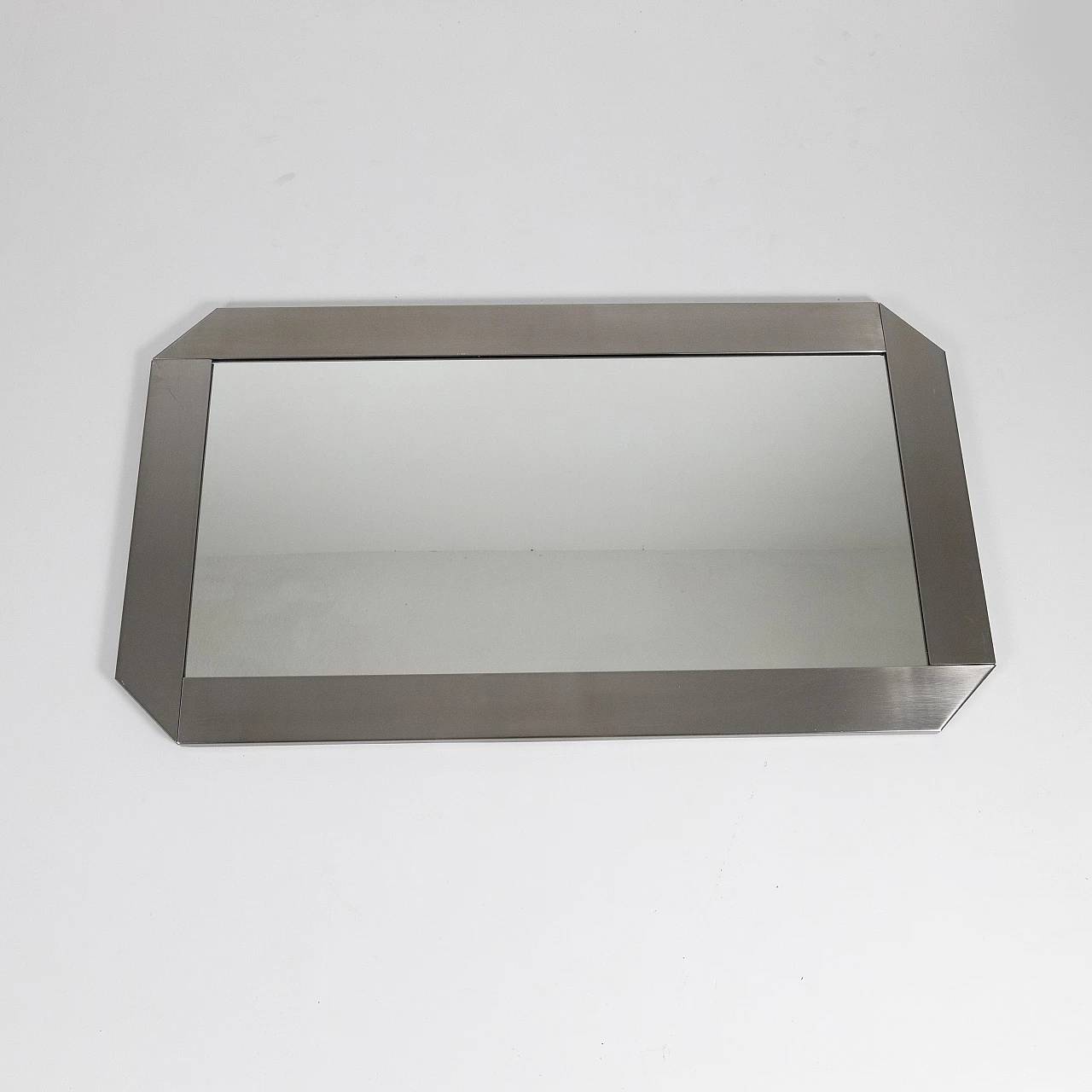 Mirror with aluminium frame by Valenti, 1970s 6