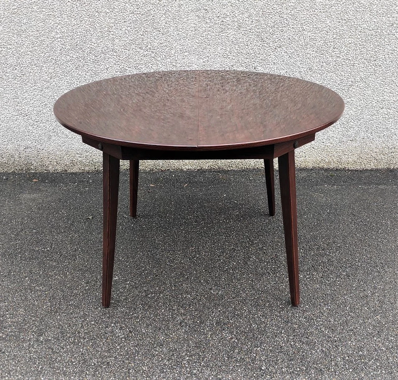 Tavolo allungabile in legno di Vittorio Dassi, anni '60 5