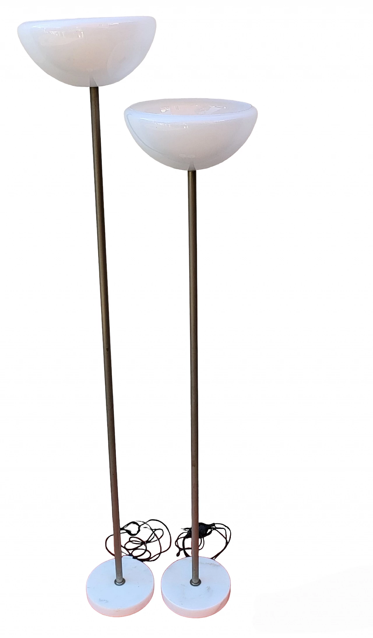 Pair of Papavero floor lamps by the Castiglioni brothers for Flos, 1960s 1