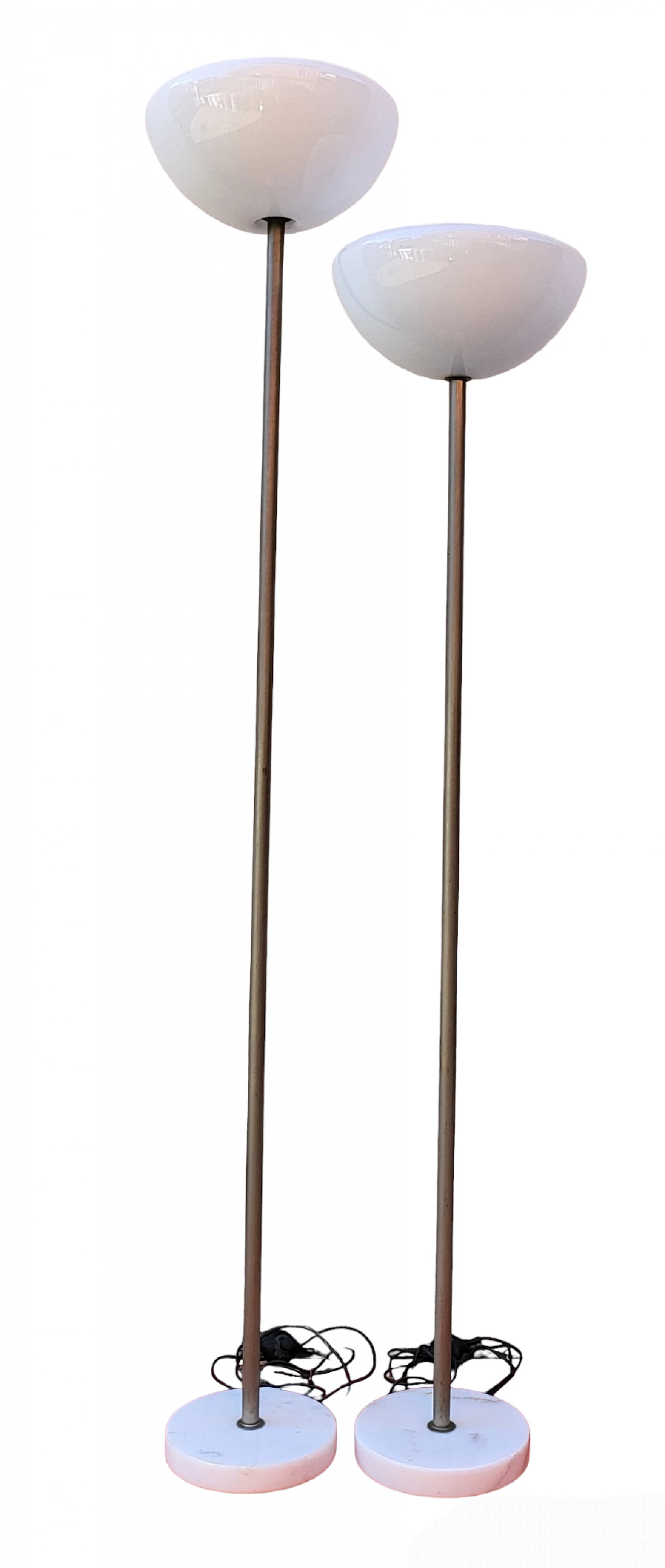Pair of Papavero floor lamps by the Castiglioni brothers for Flos, 1960s 4