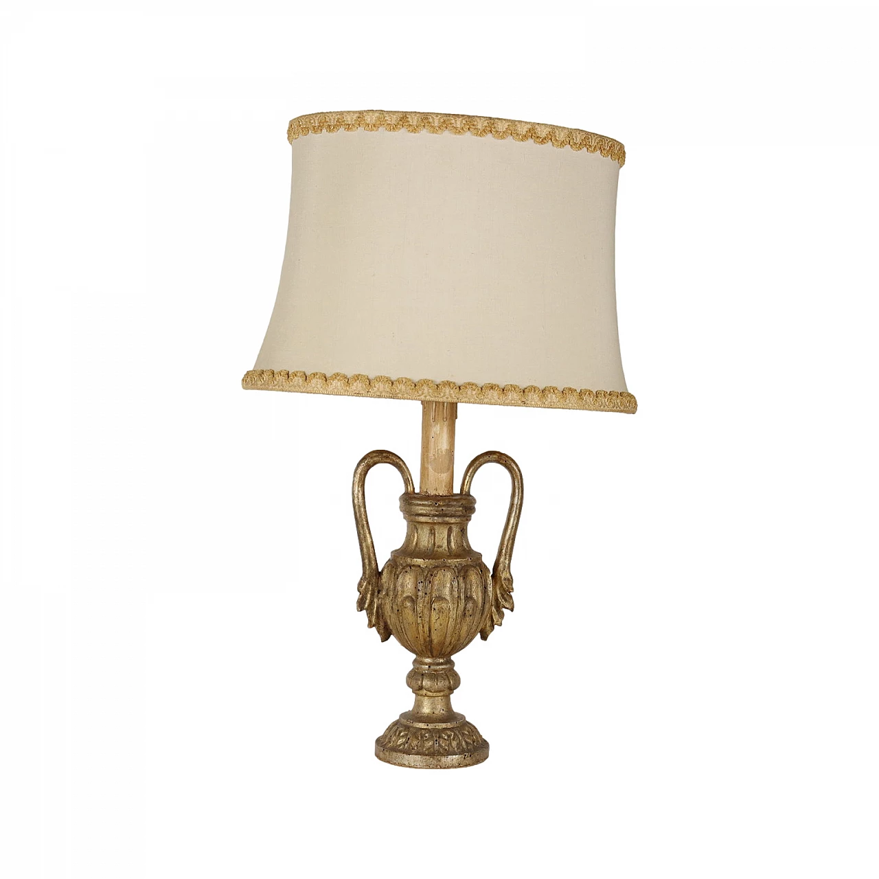 Decorazione neoclassica trasformata a lampada, '700 1