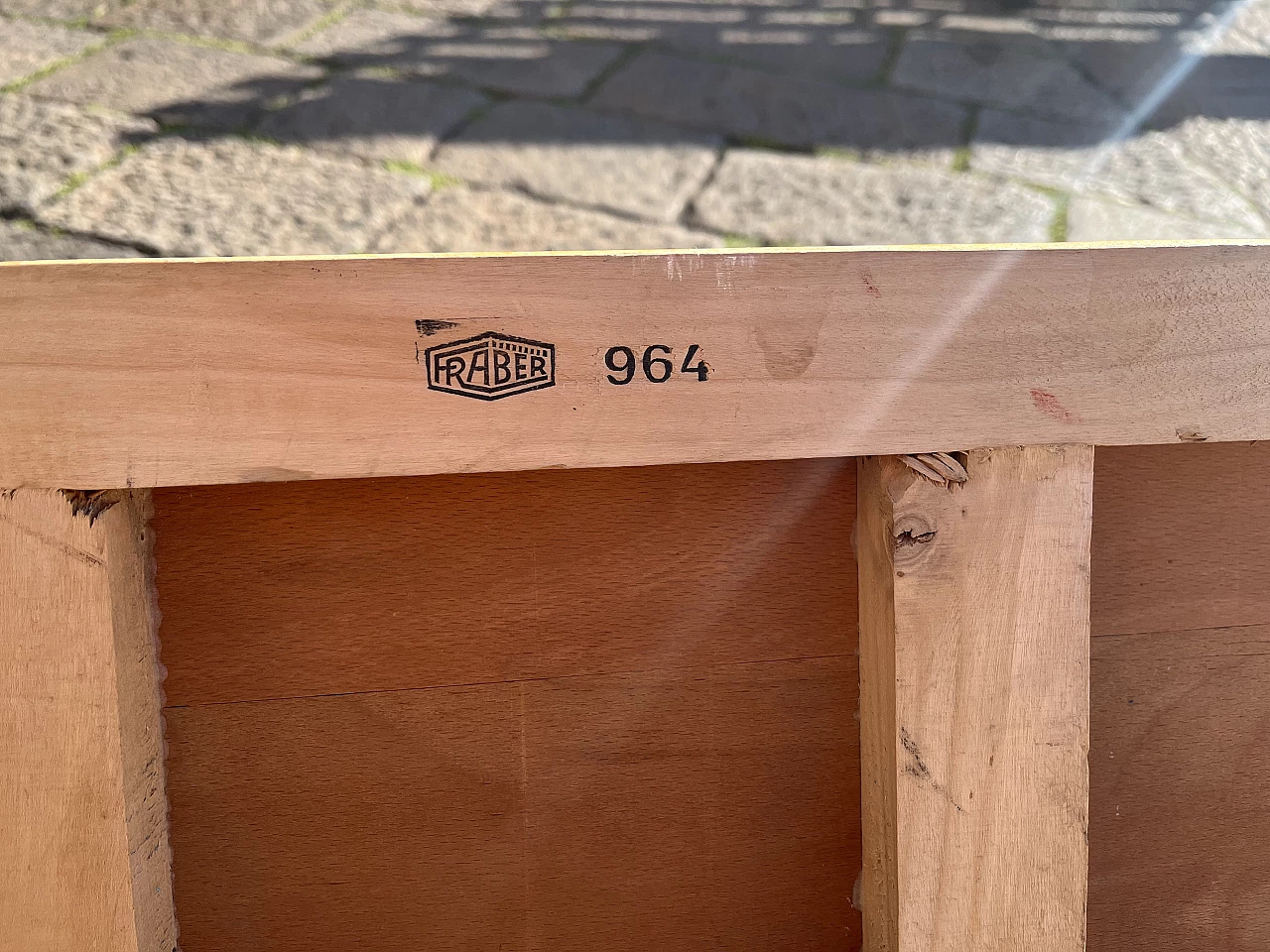 Appendiabiti in legno Fraber 964, anni '60 4