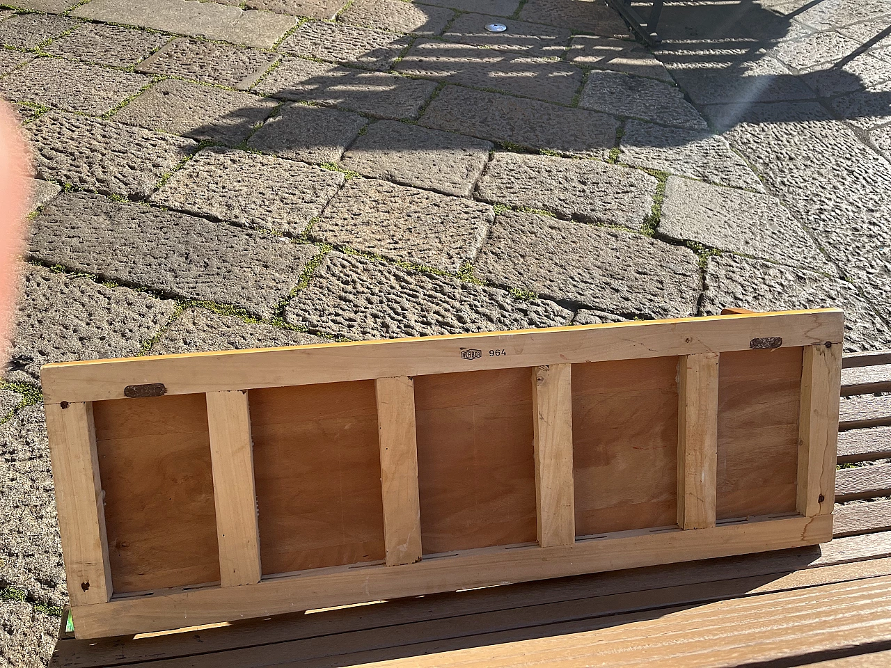 Appendiabiti in legno Fraber 964, anni '60 5