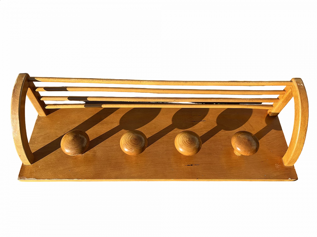 Appendiabiti in legno Fraber 964, anni '60 6