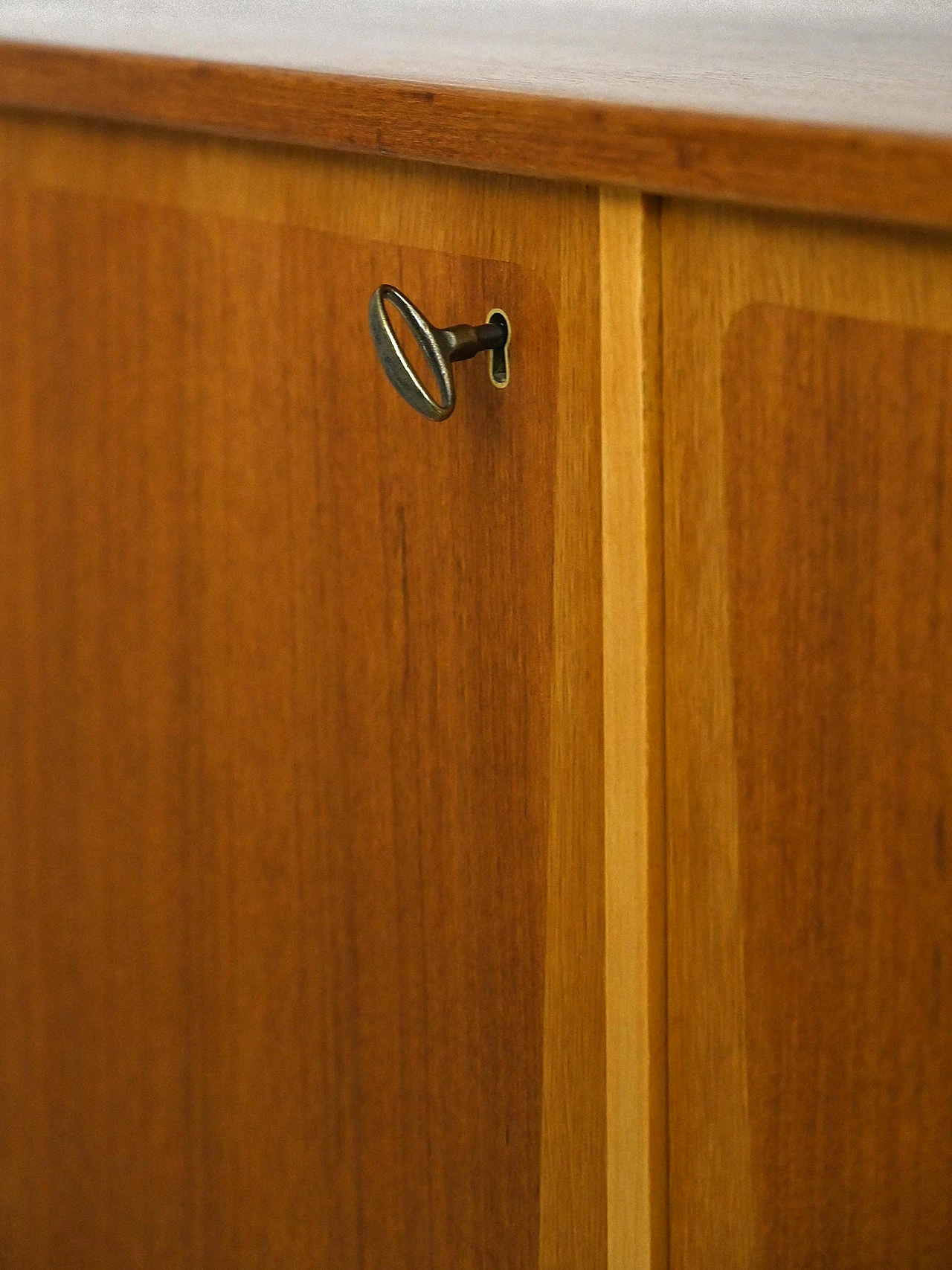 Scandinavian teak and oak sideboard, 1950s 9