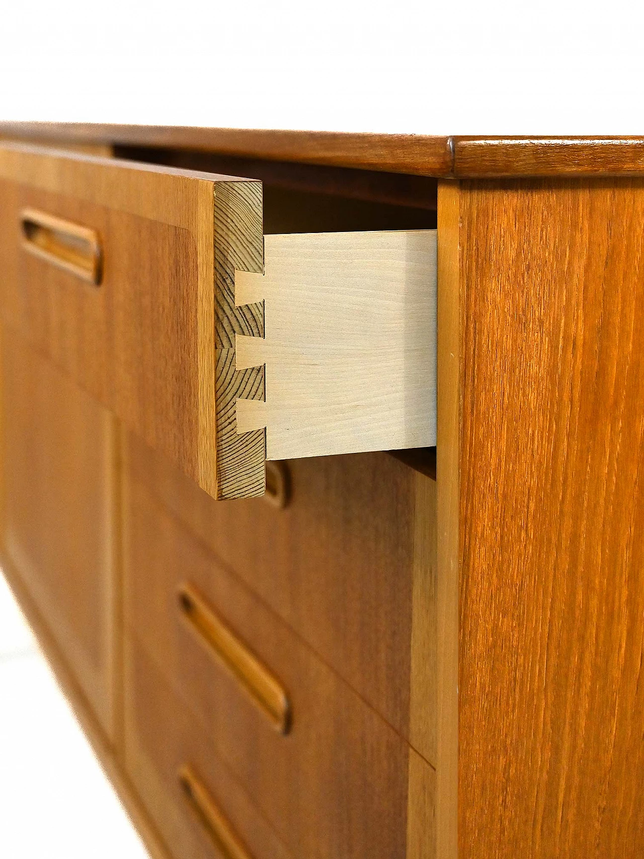 Scandinavian teak and oak sideboard, 1950s 10