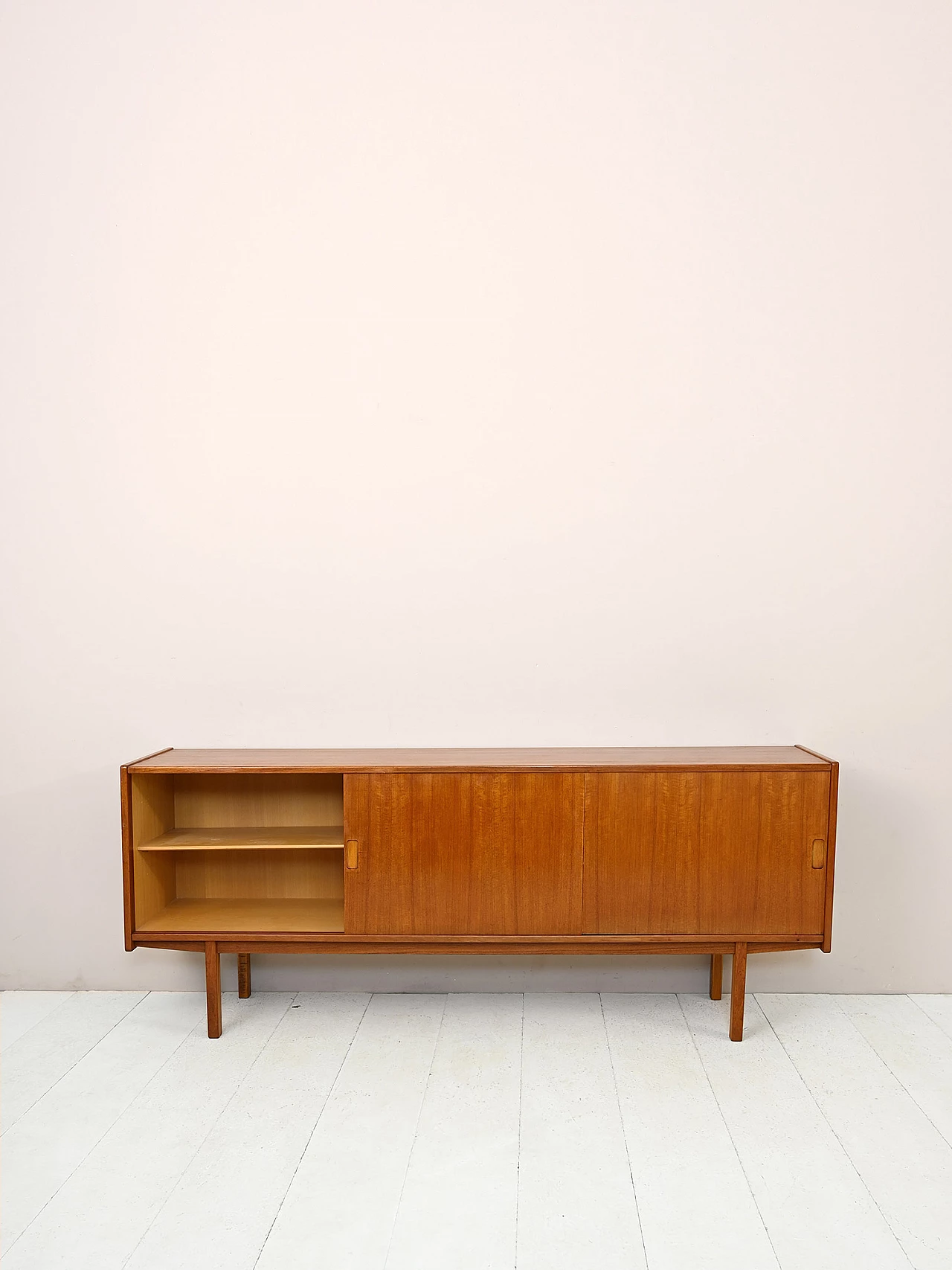Credenza scandinava in legno, anni '50 4