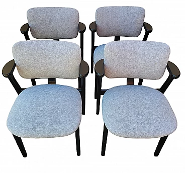 4 Domus chairs by Ilmari Tapiovaara for Artek, 1980s