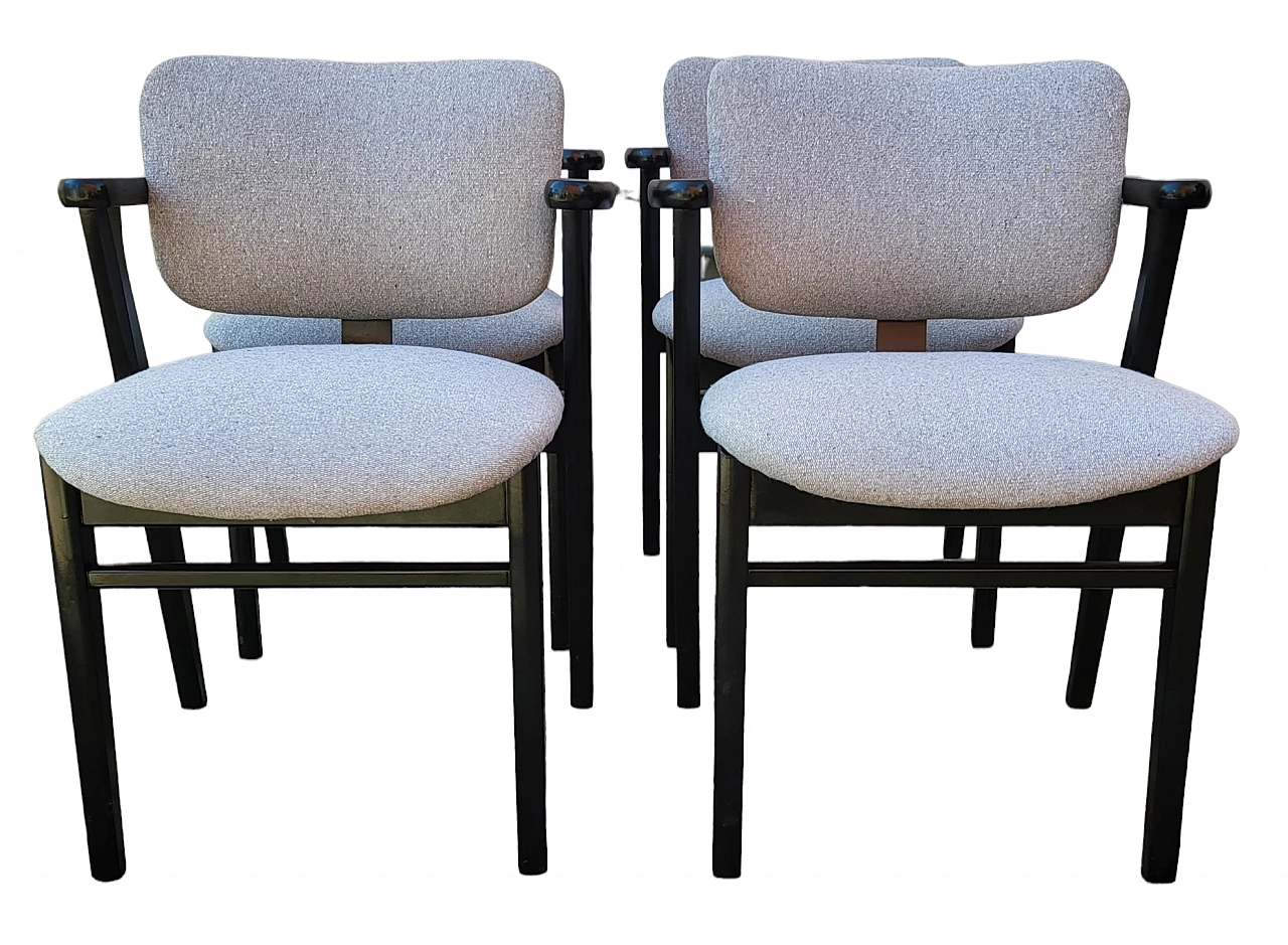 4 Domus chairs by Ilmari Tapiovaara for Artek, 1980s 2