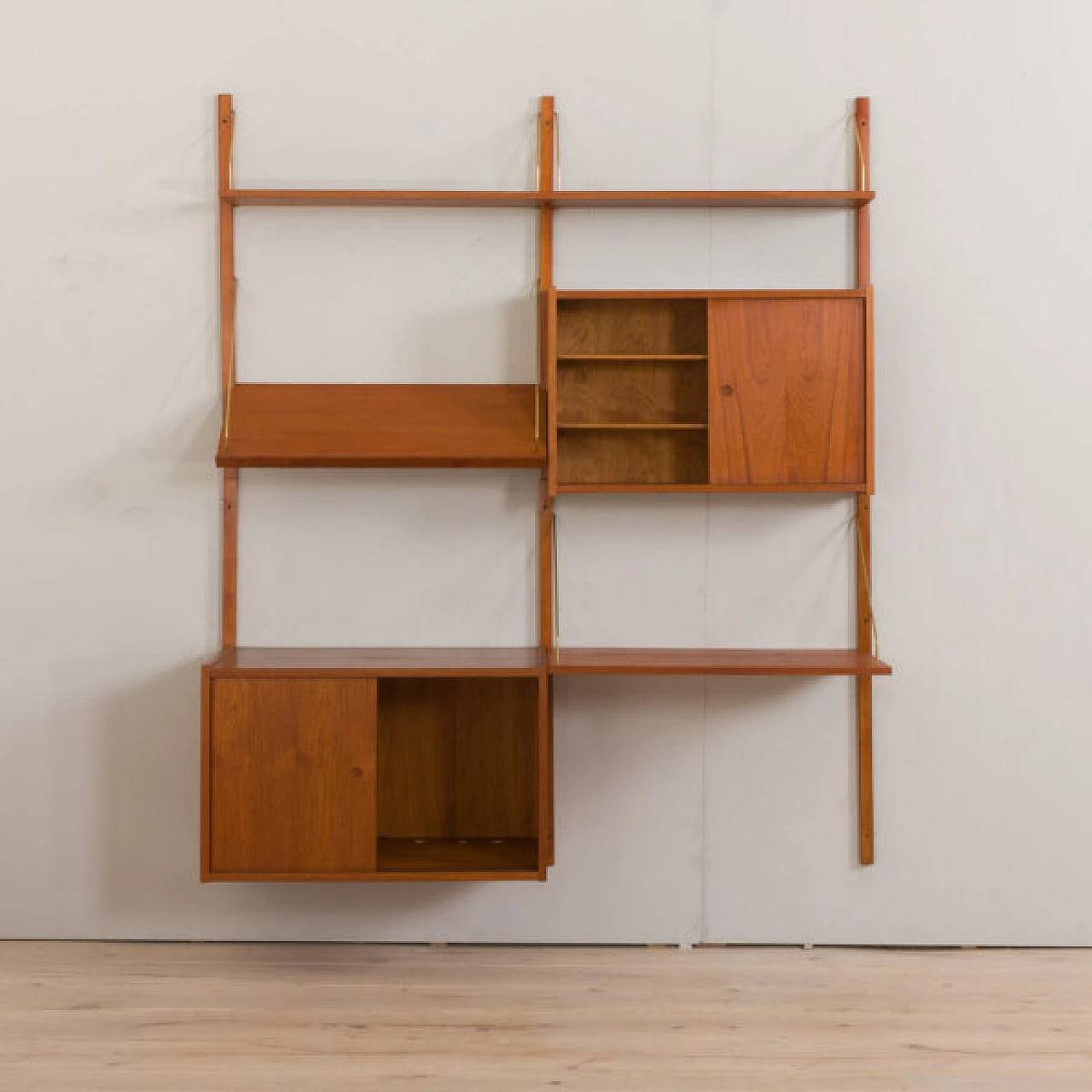 Parete attrezzata in teak  di Preben Sorenesen, anni '60 6