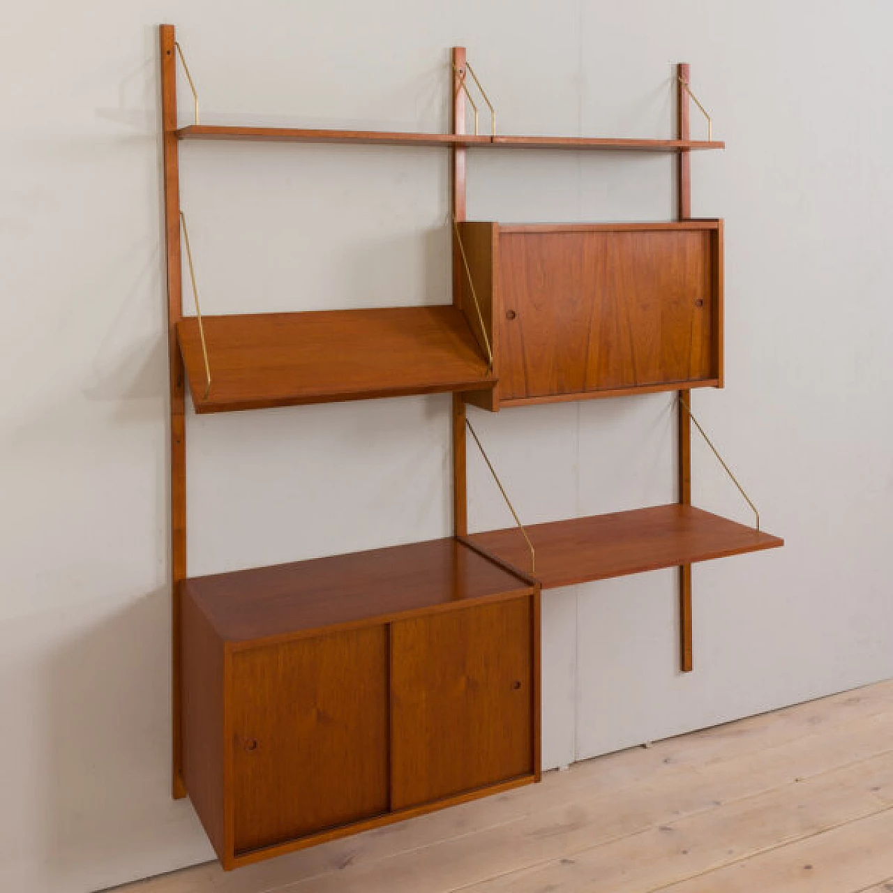 Parete attrezzata in teak  di Preben Sorenesen, anni '60 8